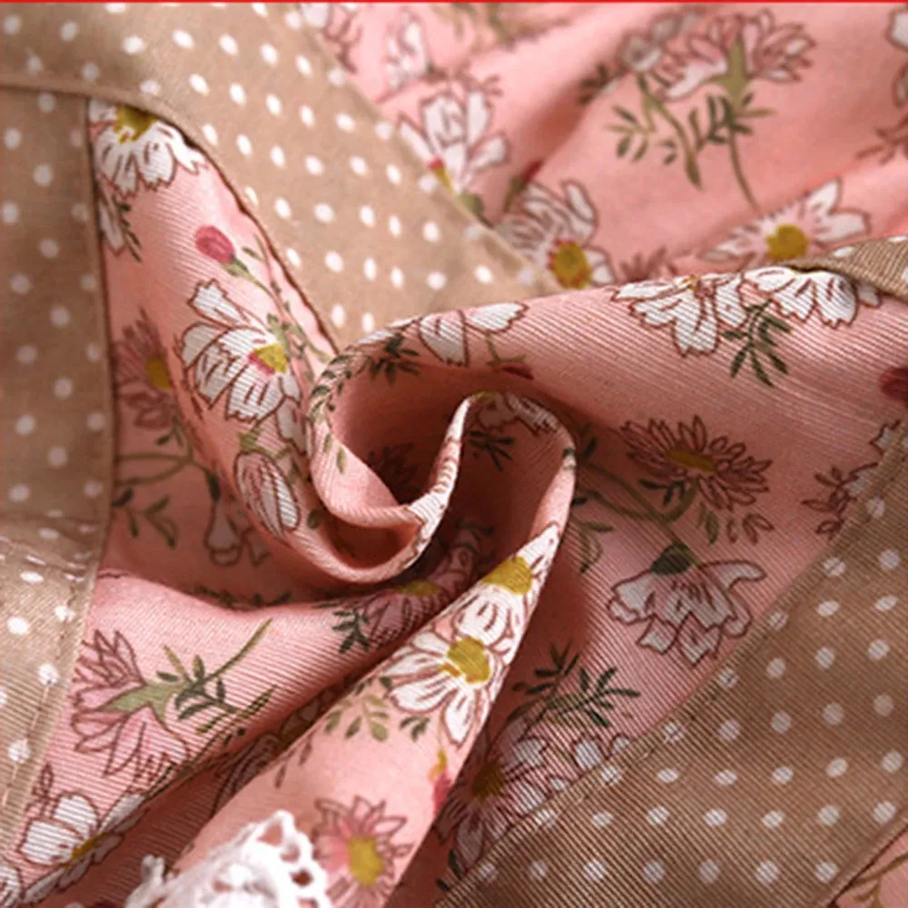 🌸 Kawaii Floral Canvas Apron 🌼 Cute & Breathable for Cooking Fun! 🍳✨