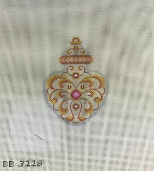 * SALE - Kirk & Bradley BB3228 Light Rose Jewels Ornament