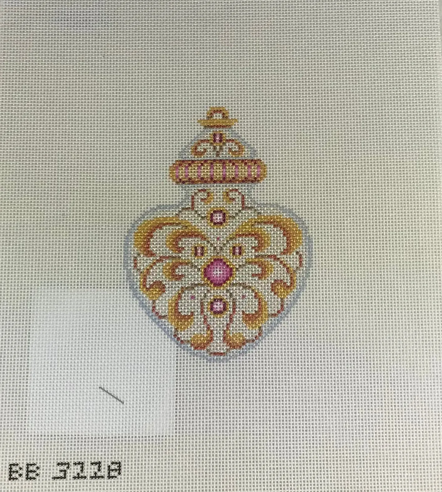 * SALE - Kirk & Bradley BB3228 Light Rose Jewels Ornament