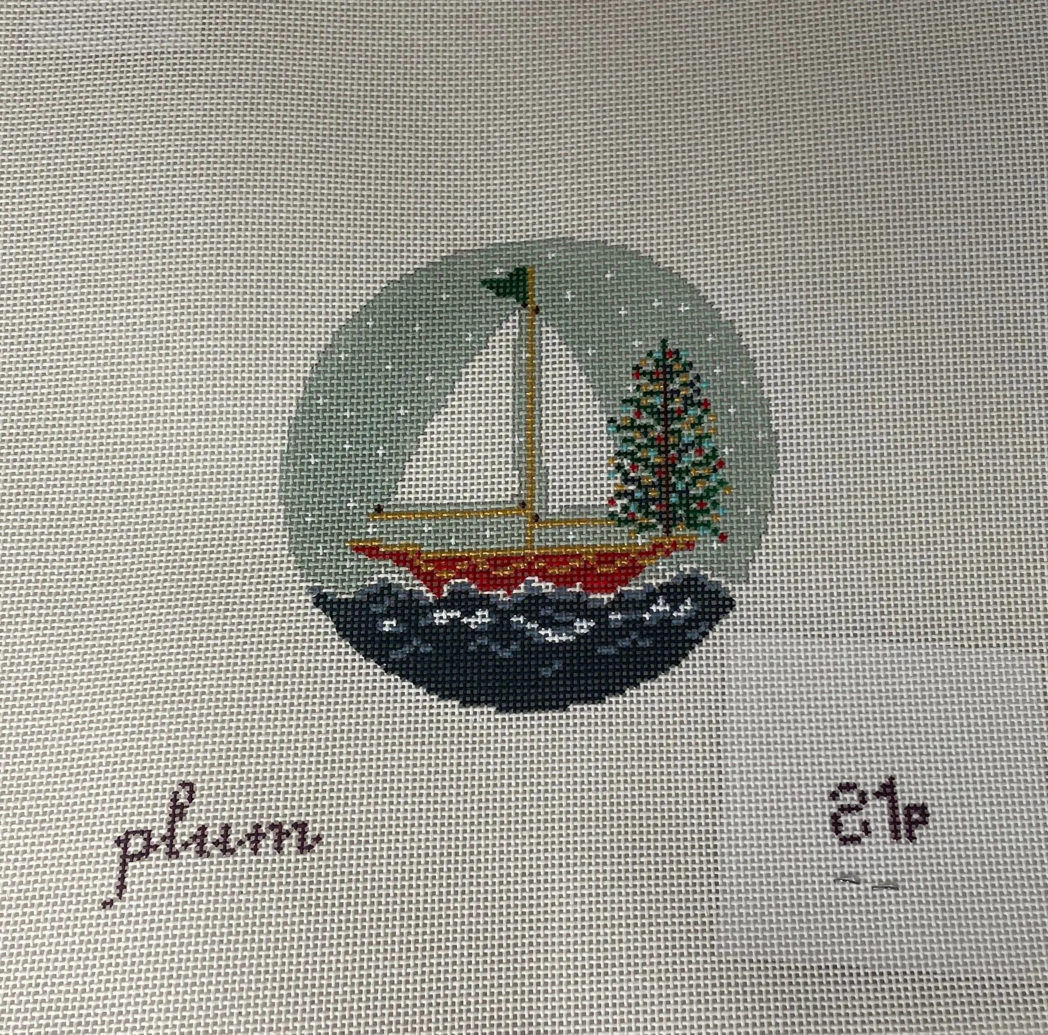 * The Plum Stitchery 21P - Plum Christmas- A-wassailing