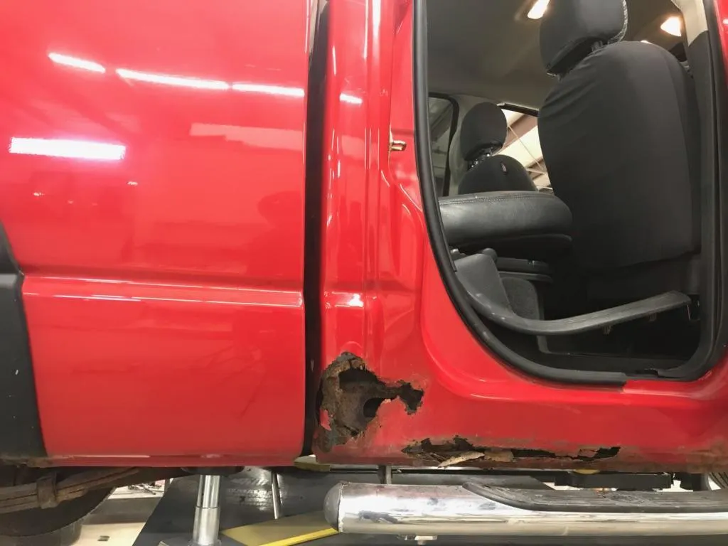 '02-'08 Ram Quad Cab, Slip On Rocker Panel   Cab Corner Cover
