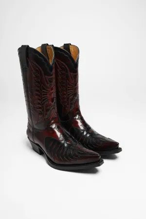 2720 CUERVO WEST Herren Rot Schwarz