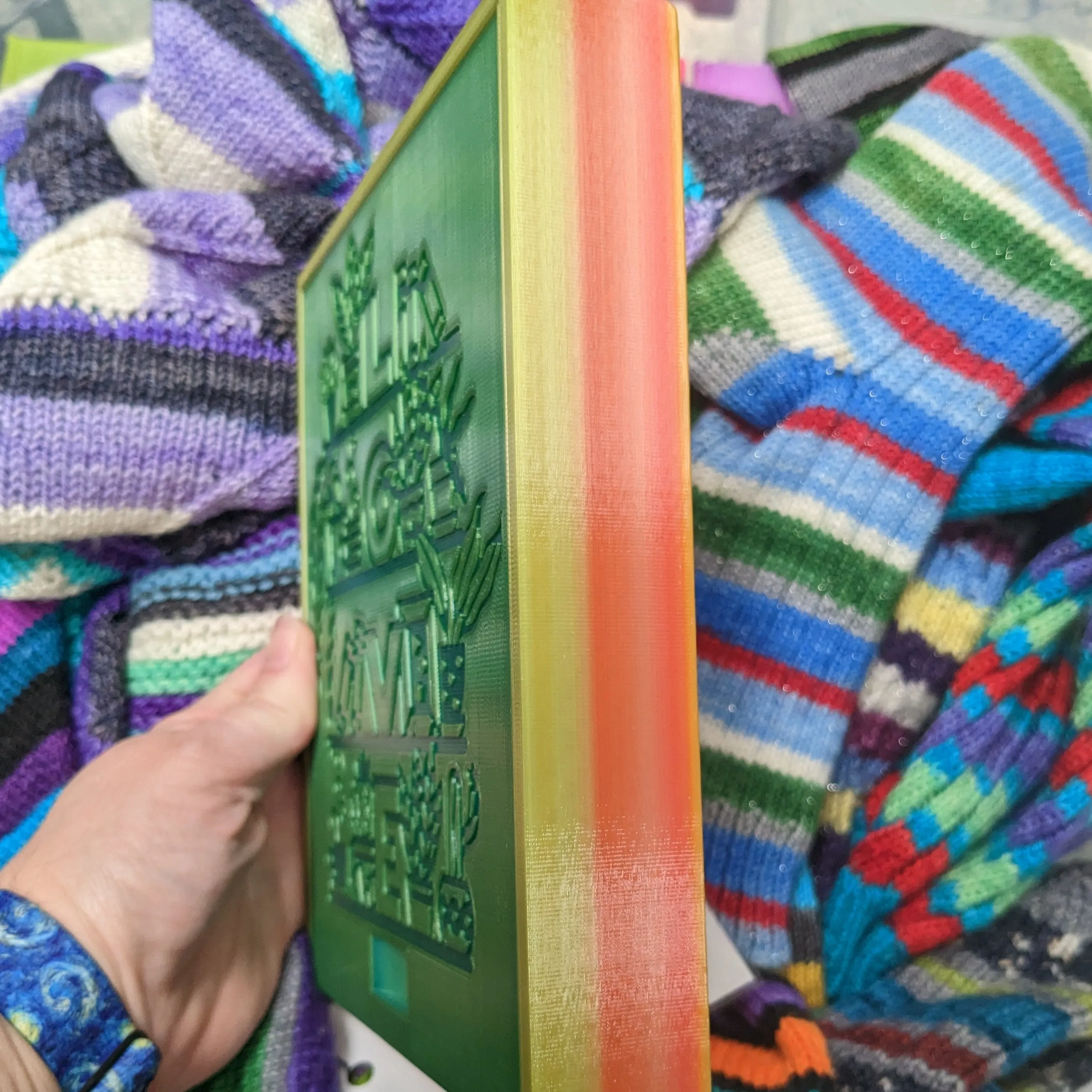 3D printed Notions Box--Love Bookcase