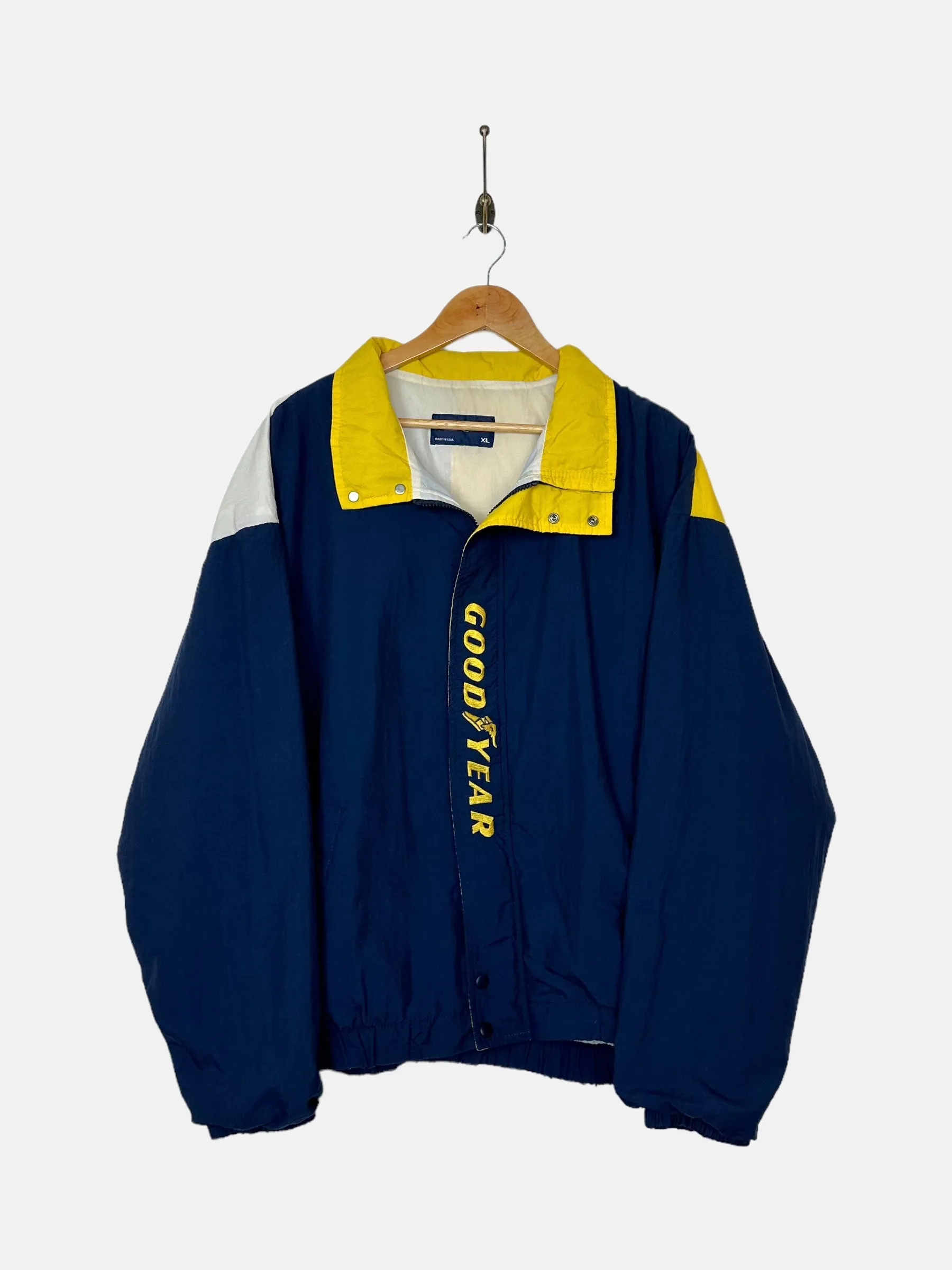 90's Goodyear USA Made Embroidered Vintage Jacket Size L