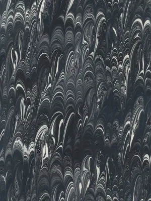 ABACUS WALLPAPER / INDIGO
