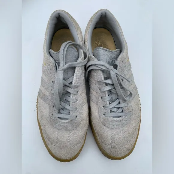 Adidas Sambarose Platforms Suede Grey Gum Sneakers Size 9.5