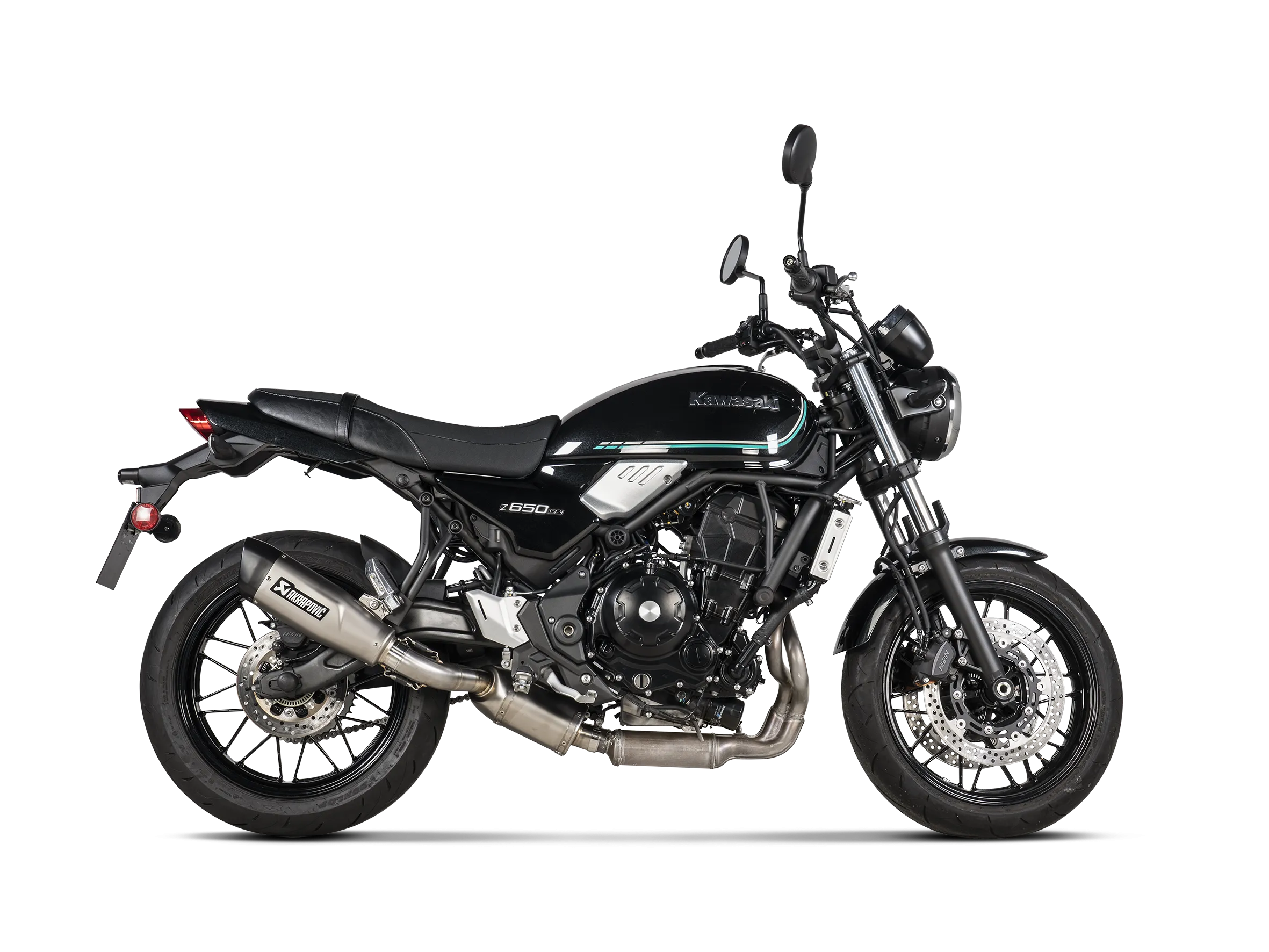 AKRAPOVIC KAWASAKI Z650 RS 2022-2024 EXHAUST SLIP-ON