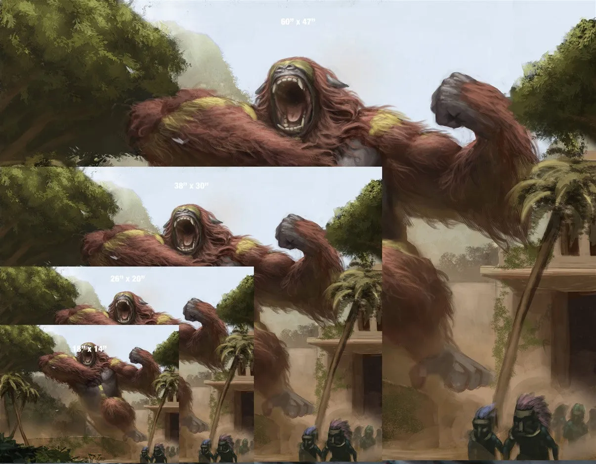 Alpha Blind Screamer Canvas Art