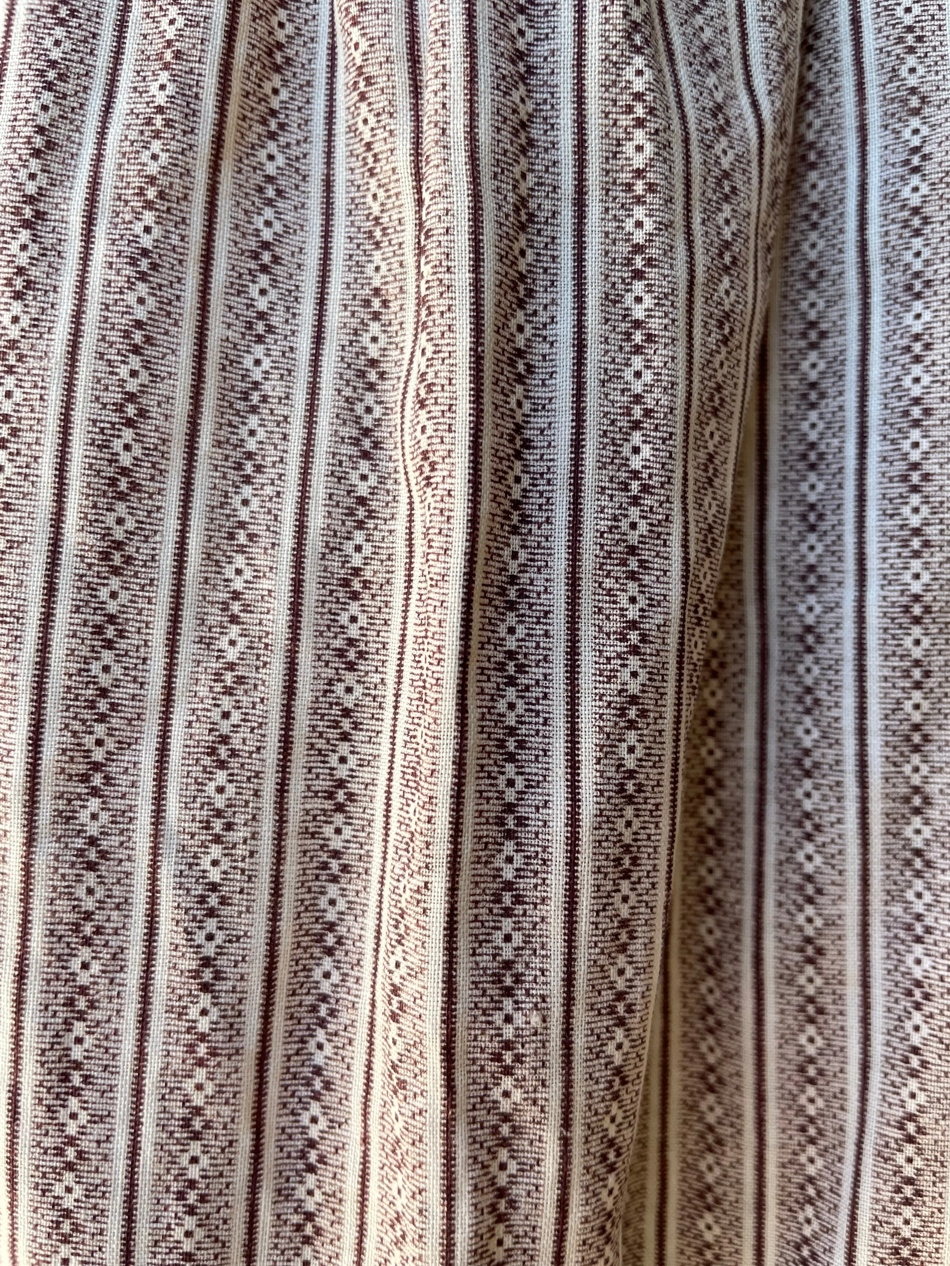 Antique Brown Calico Skirt