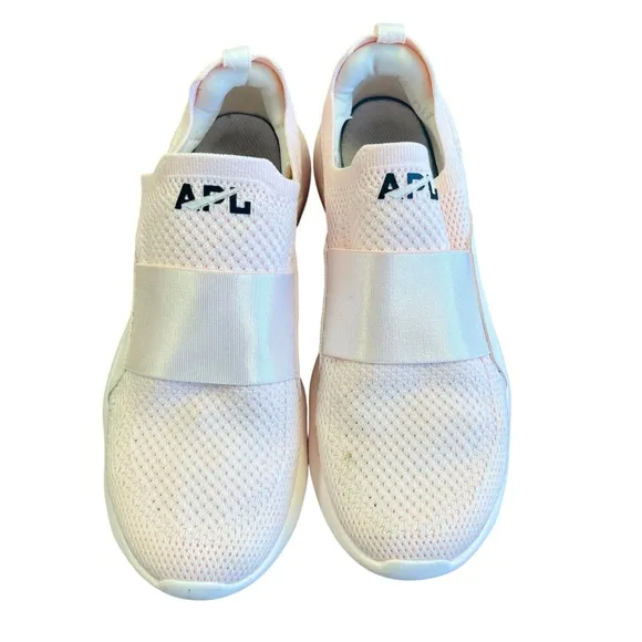 APL Pink Techloom Bliss Sneakers Sz 7.5 Slip On Travel Comfort Casual Athletic
