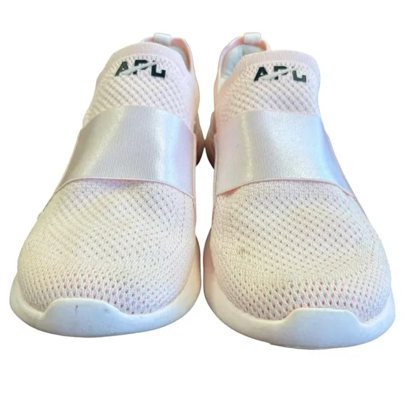 APL Pink Techloom Bliss Sneakers Sz 7.5 Slip On Travel Comfort Casual Athletic