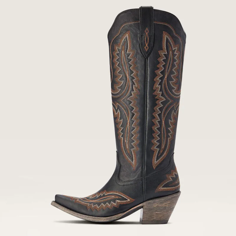 ARIAT Womens Casanova Western Boot in Brooklyn Black