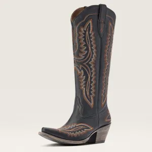 ARIAT Womens Casanova Western Boot in Brooklyn Black