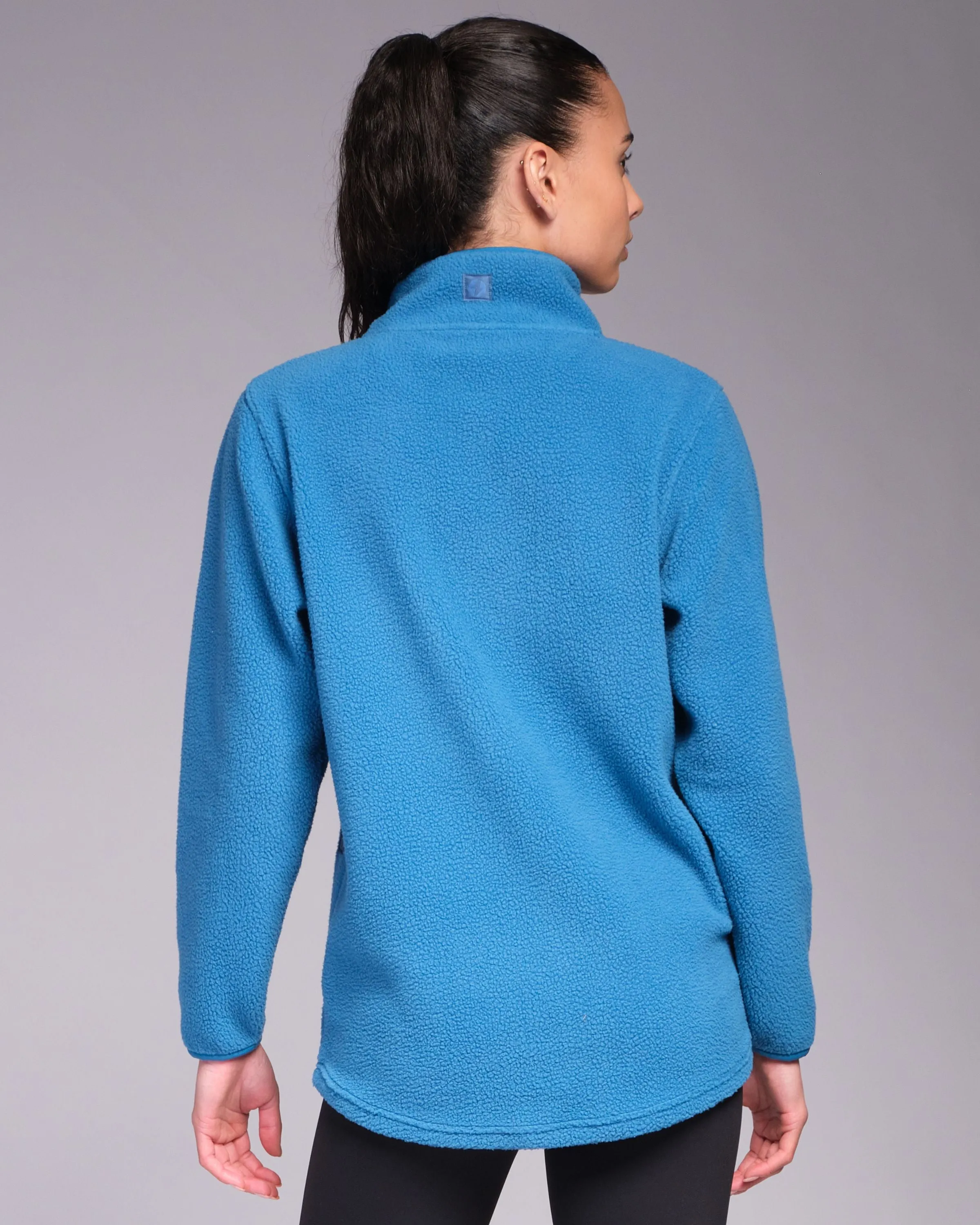 Ascend 1/4 Zip Fleece Vintage Blue