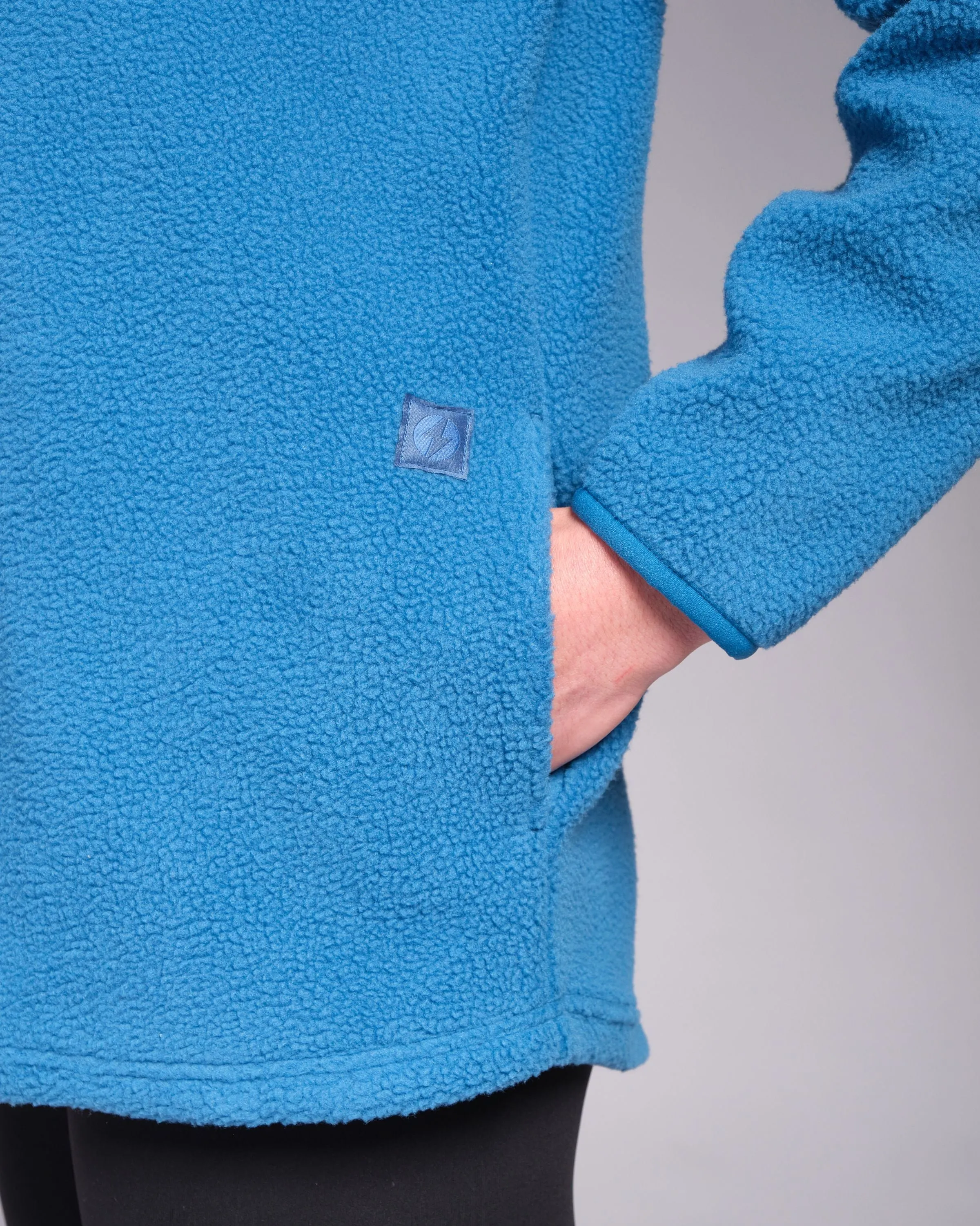 Ascend 1/4 Zip Fleece Vintage Blue