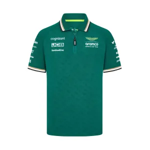 Aston Martin F1 2024 Men's Team Polo Shirt