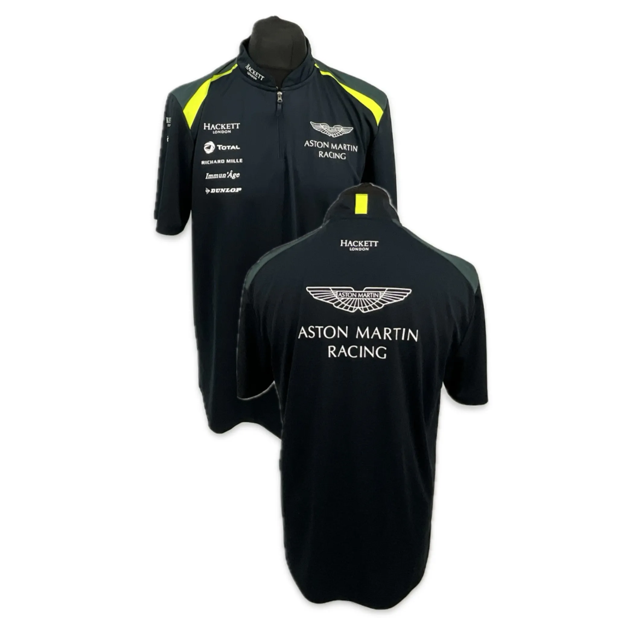 Aston Martin Racing Official Team Issue Polo Shirt Dark Blue - 2017-NEW