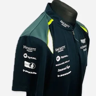 Aston Martin Racing Official Team Issue Polo Shirt Dark Blue - 2017-NEW