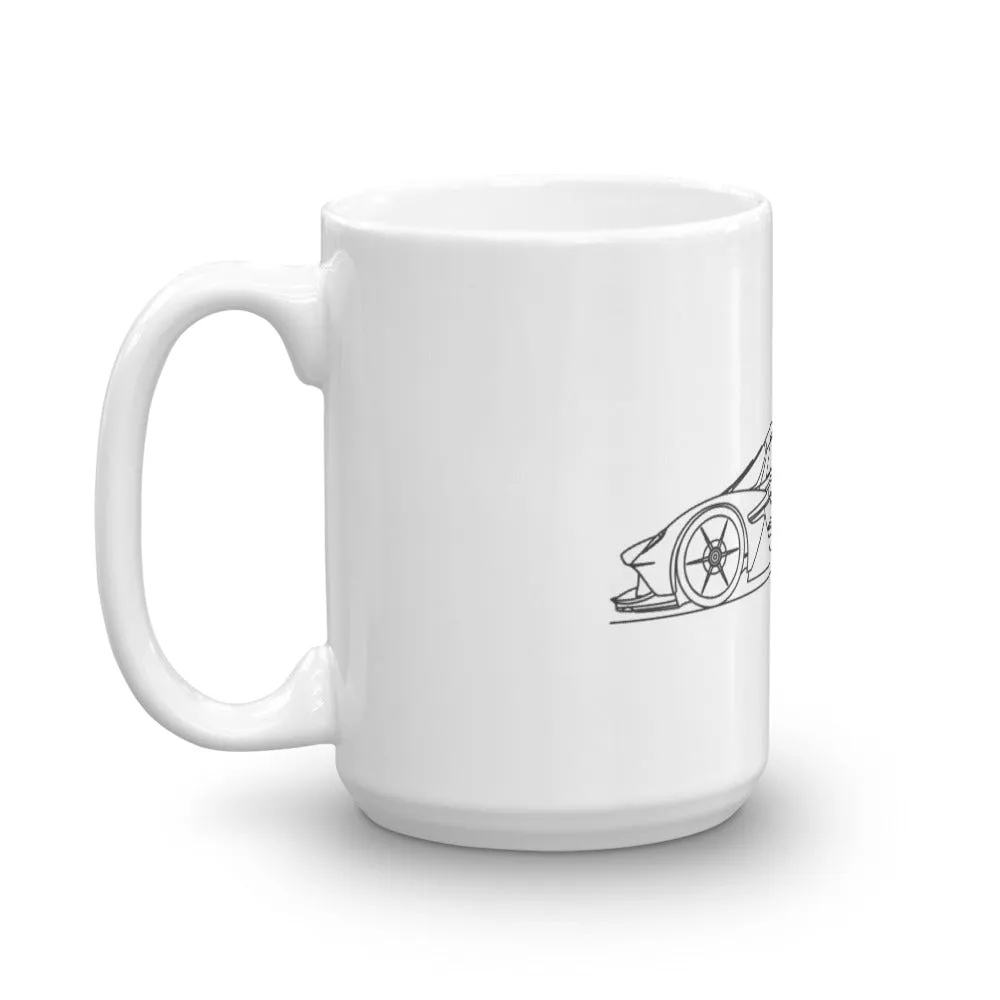Aston Martin Valkyrie Silhouette Mug