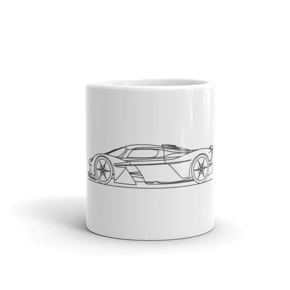 Aston Martin Valkyrie Silhouette Mug