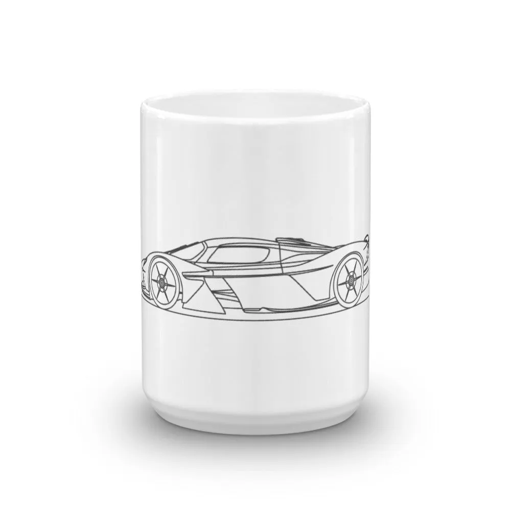 Aston Martin Valkyrie Silhouette Mug