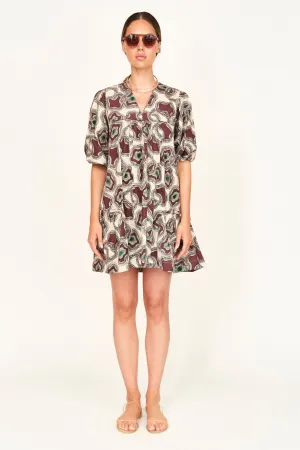 Belem Dress in Grappa Puddles