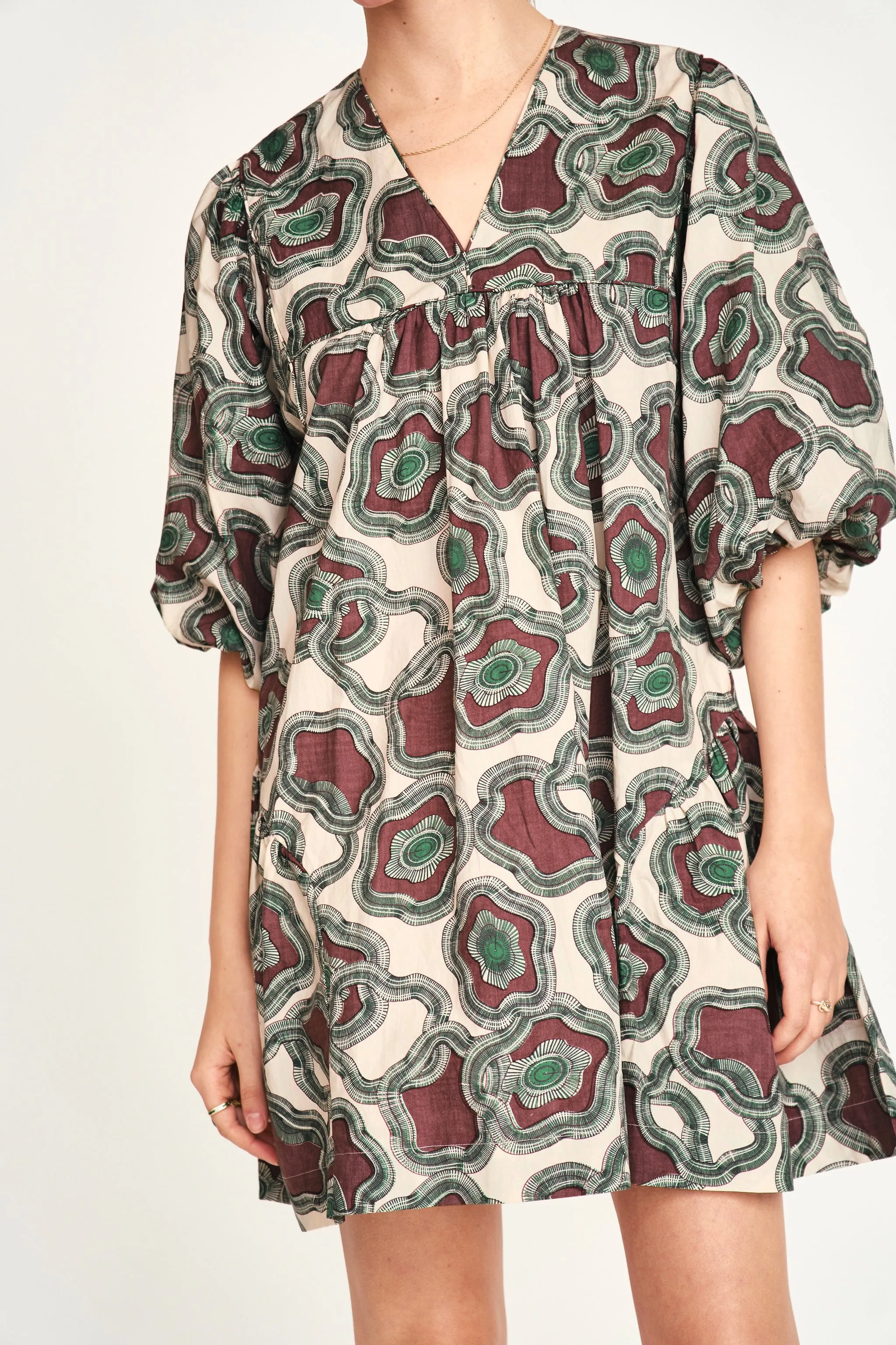 Belem Dress in Grappa Puddles