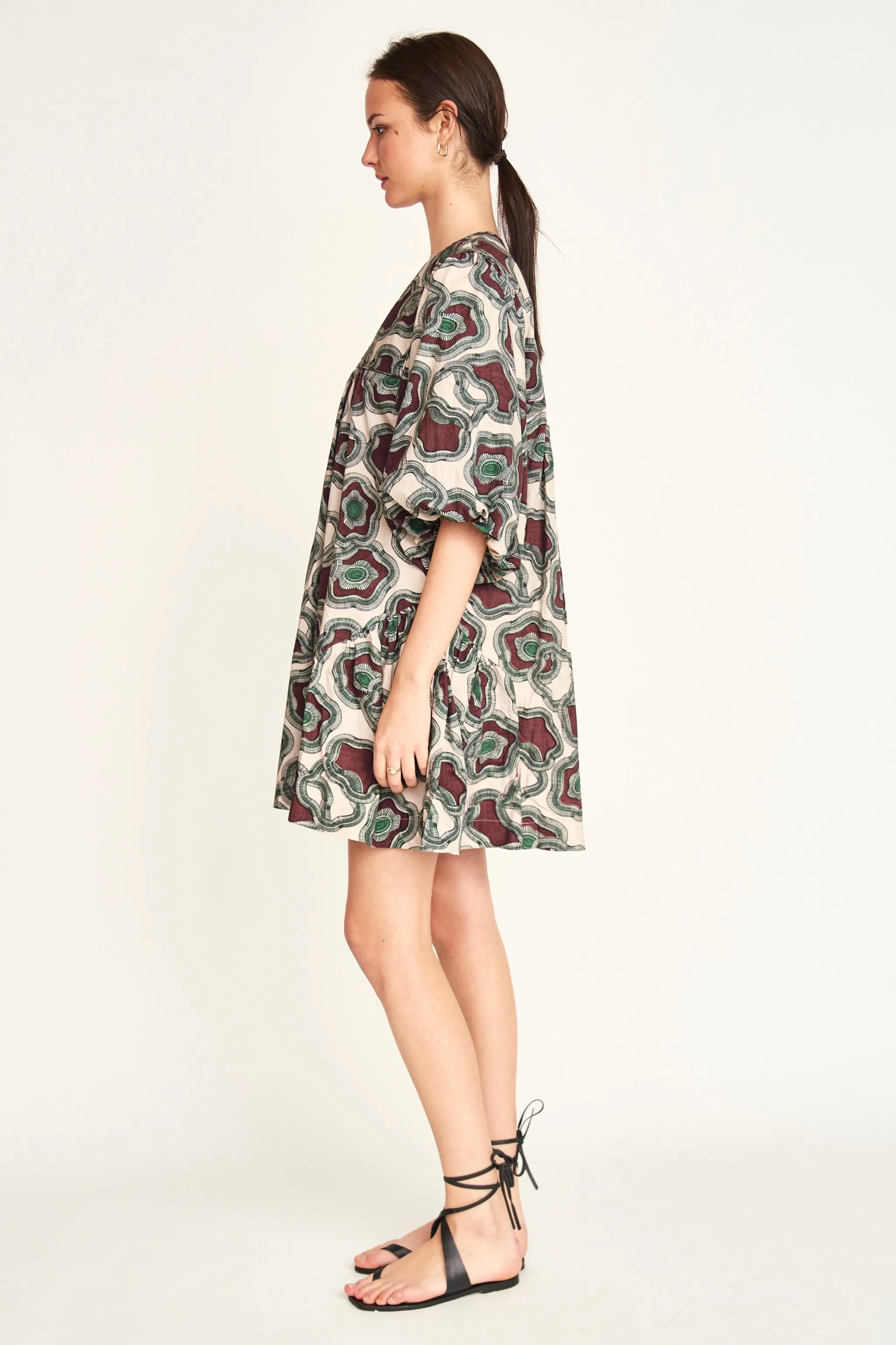 Belem Dress in Grappa Puddles