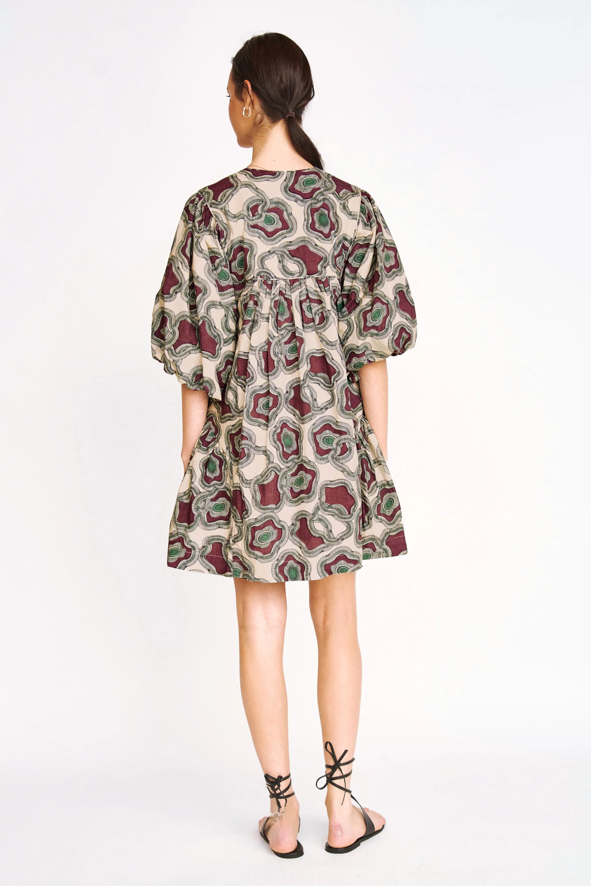 Belem Dress in Grappa Puddles