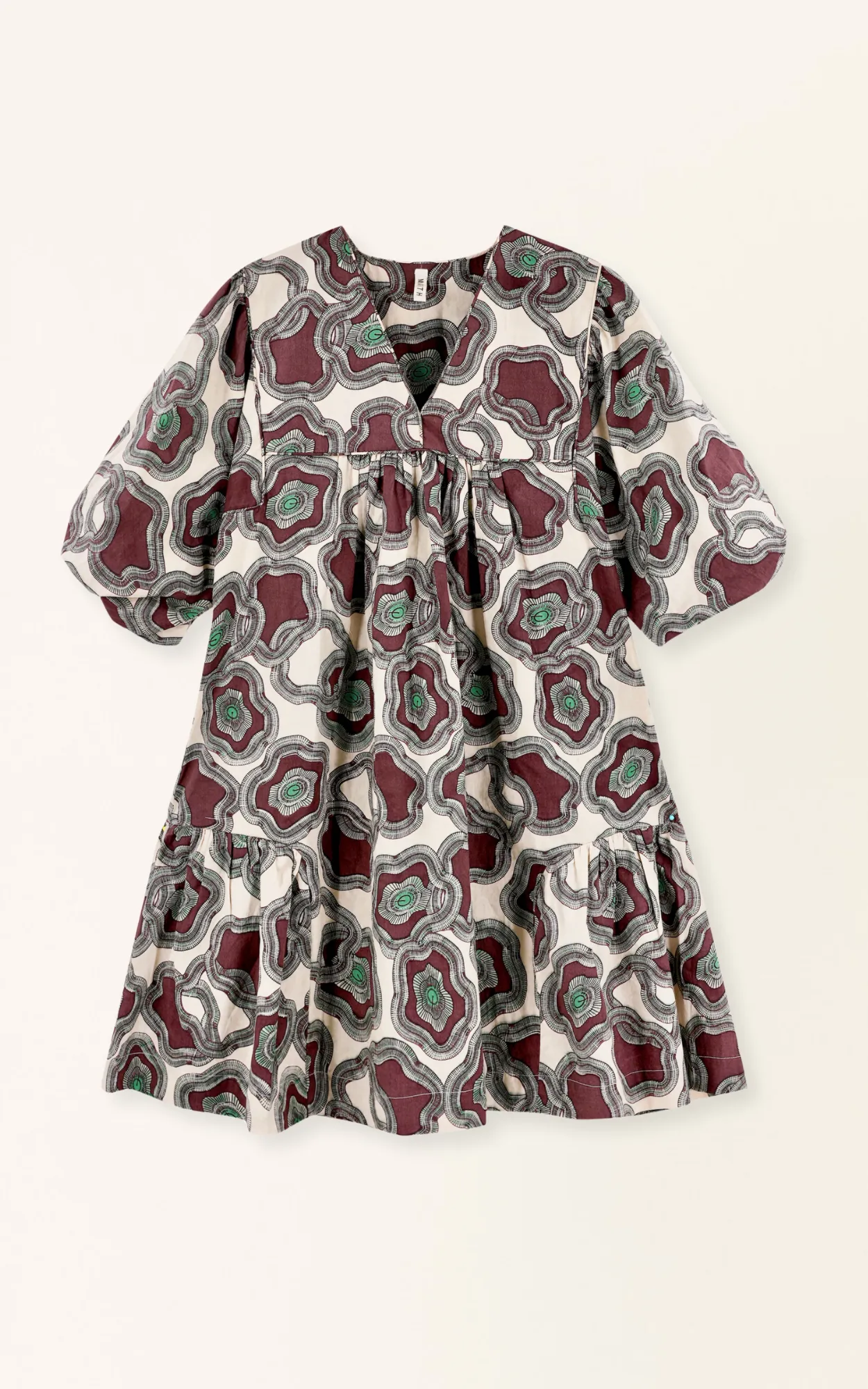 Belem Dress in Grappa Puddles