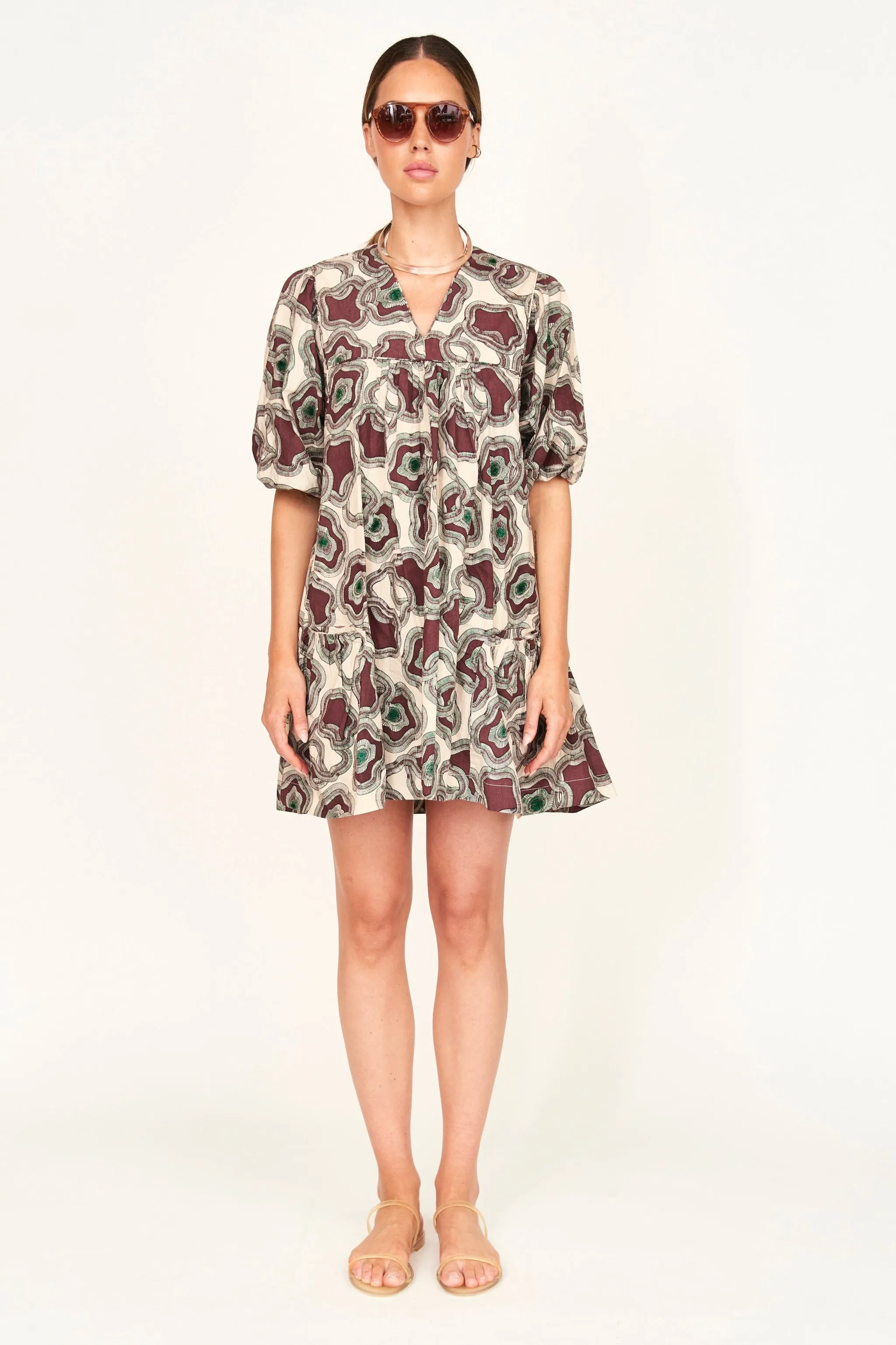Belem Dress in Grappa Puddles