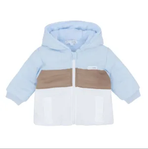 Blues Baby Beige & Blue Colour Block Jacket BB1583A