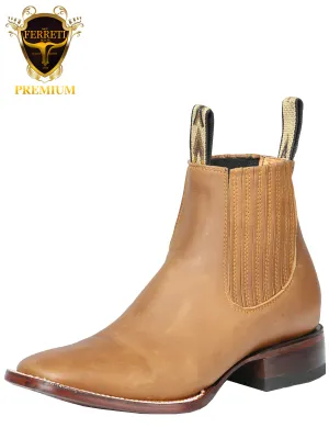 Botin FERRETI PREMIUM Para Caballero Original Horma Bull Dog 280