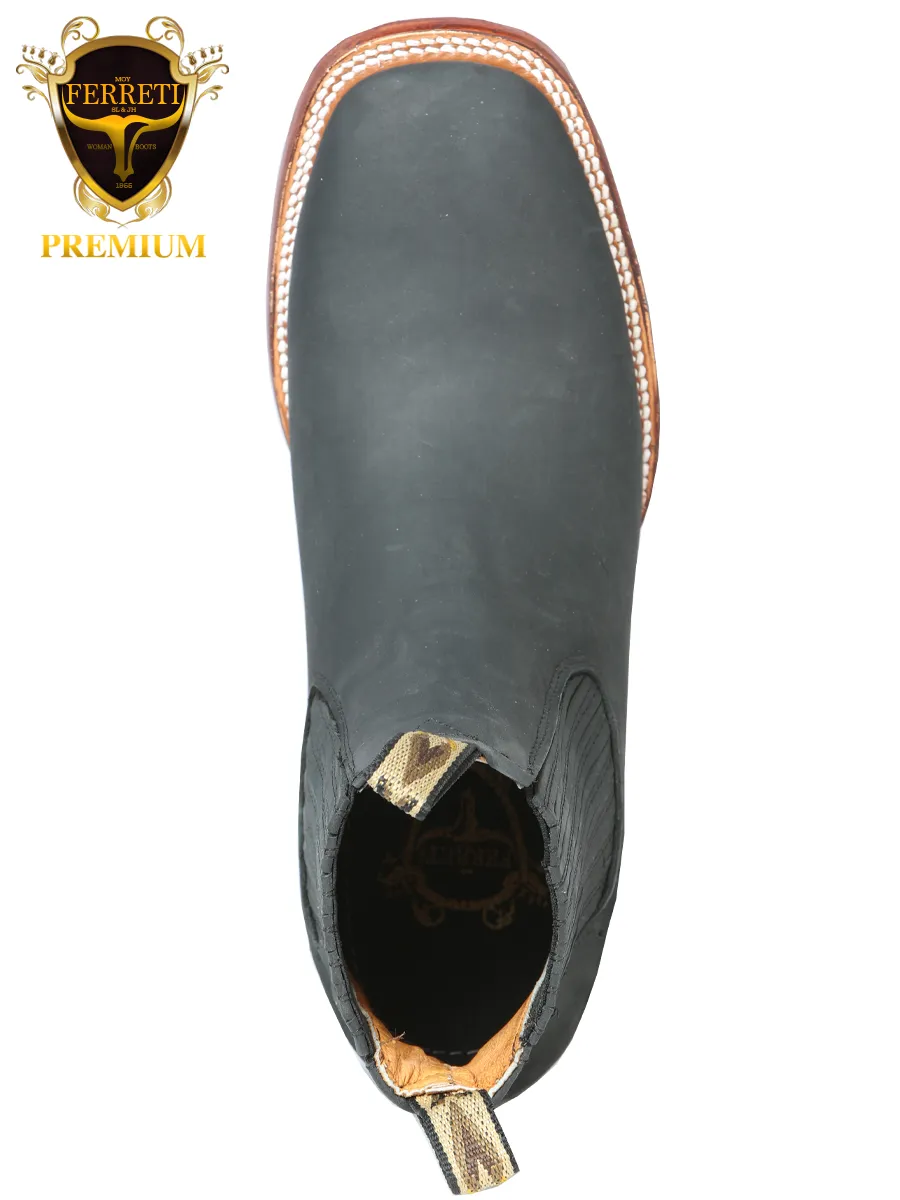 Botin FERRETI PREMIUM Para Caballero Original Horma Bull Dog 280