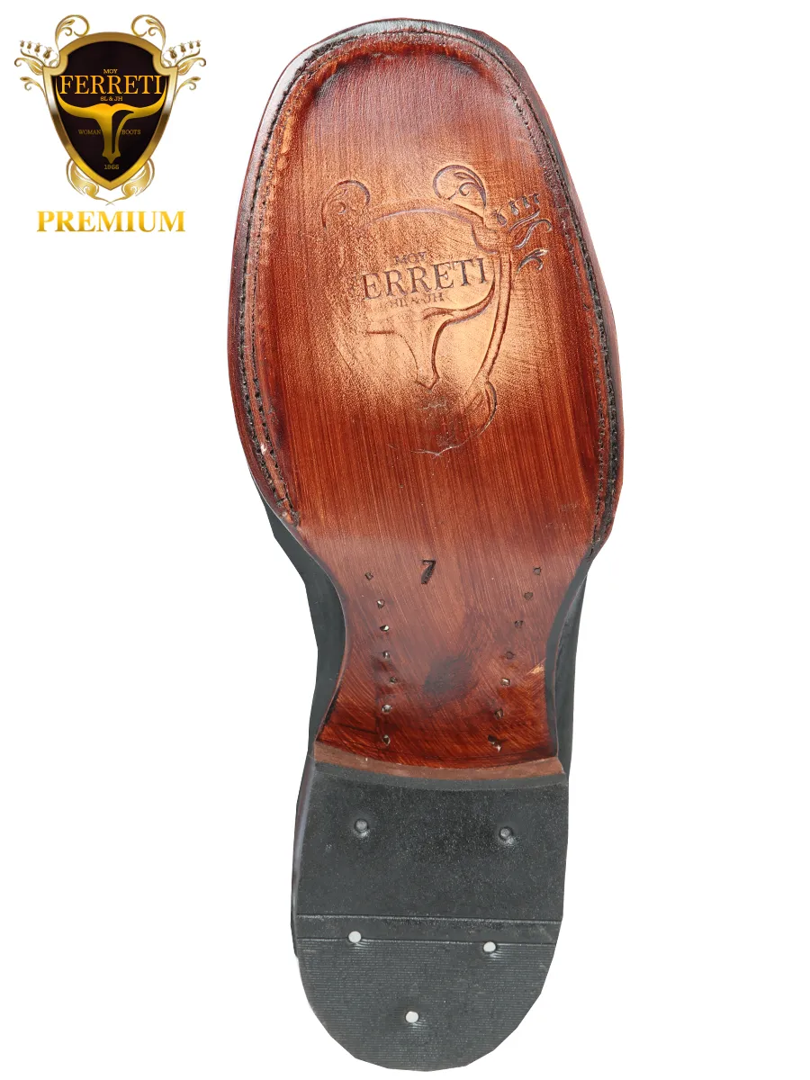 Botin FERRETI PREMIUM Para Caballero Original Horma Bull Dog 280