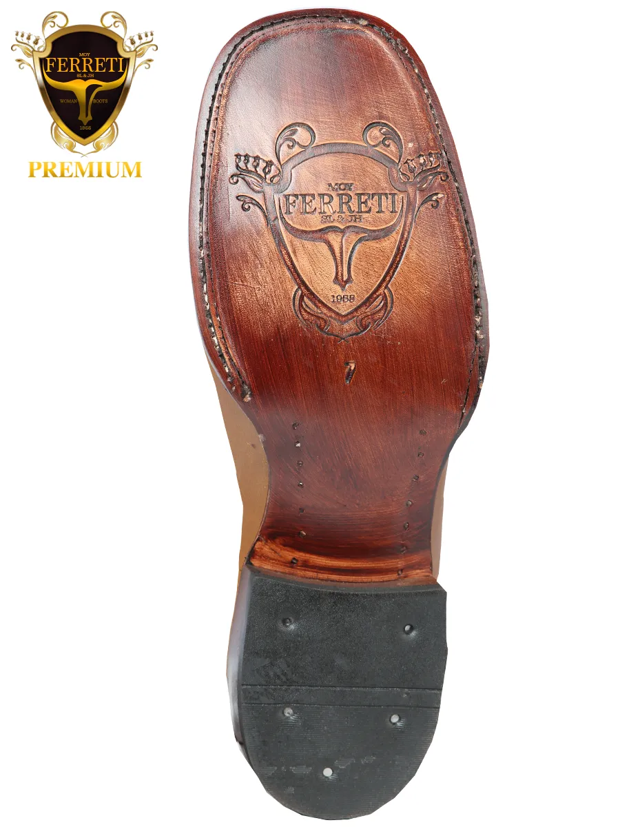 Botin FERRETI PREMIUM Para Caballero Original Horma Bull Dog 280