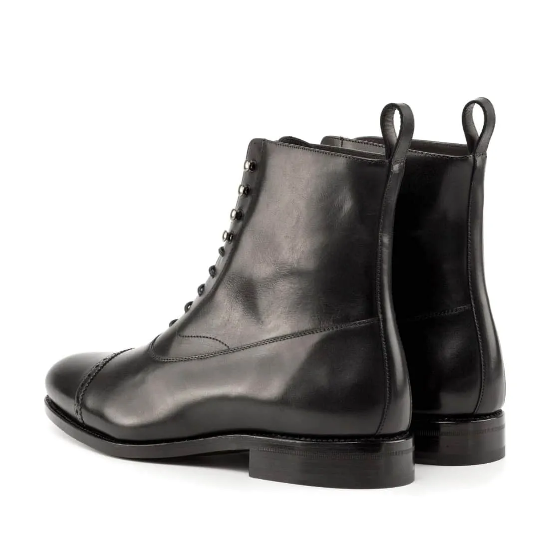 Bottines Blamoral en cuir noir