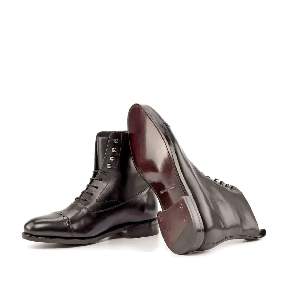 Bottines Blamoral en cuir noir
