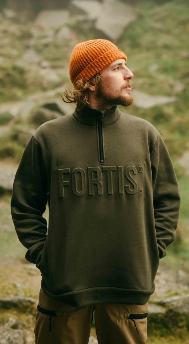 BRAND NEW PRODUCT: FORTIS QUALITY 1/4 ZIP OG PULLOVER TOP unisex