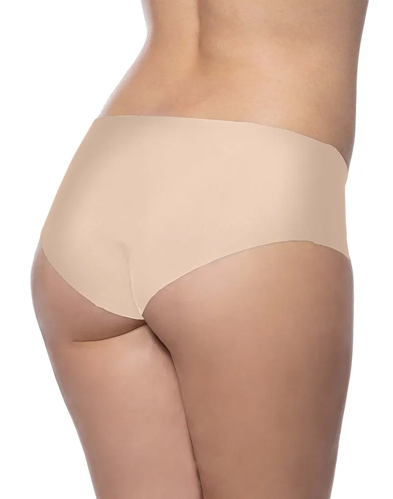 Bye Bra - Invisible Hipster 2 pack - Nude En Zwart
