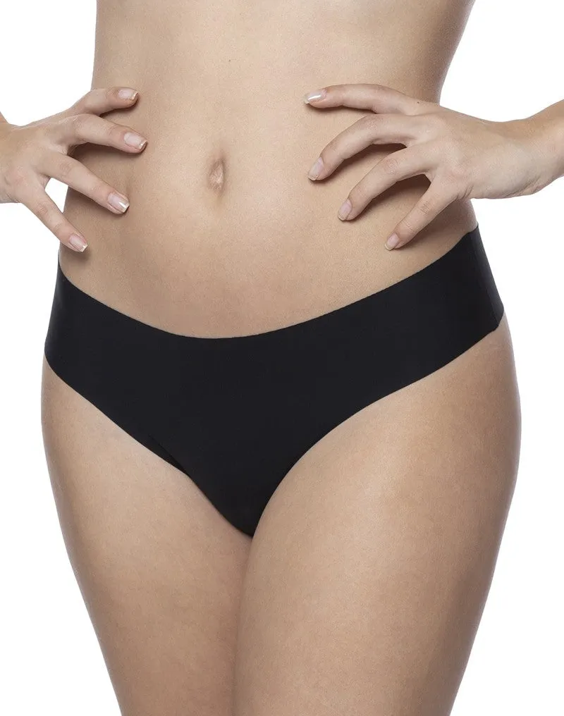 Bye Bra - Invisible Hipster 2 pack - Nude En Zwart