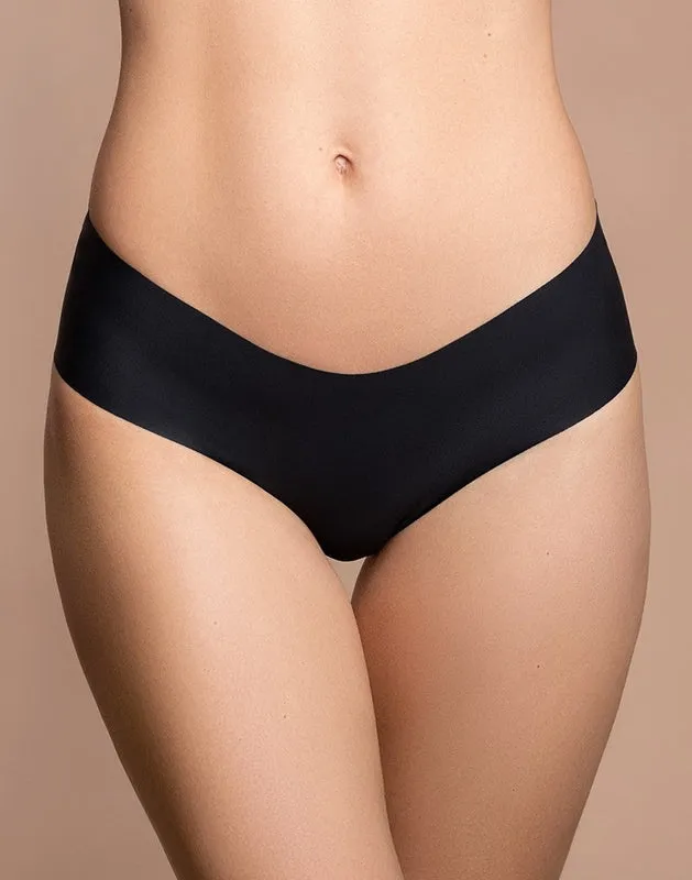 Bye Bra - Invisible Hipster 2 pack - Nude En Zwart