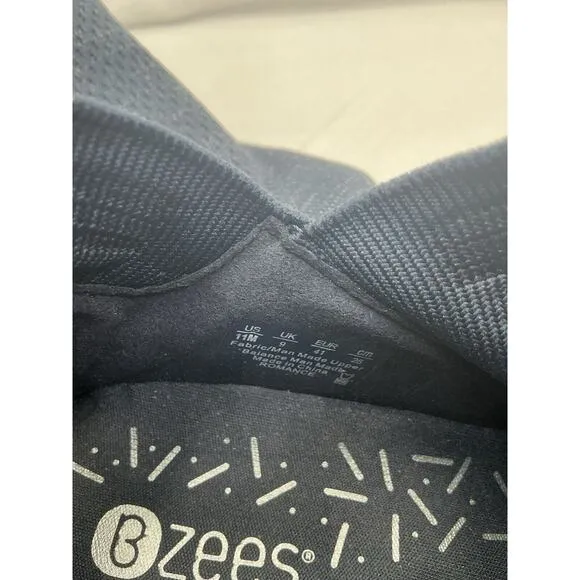 Bzees Enhance Step-In Bootie Mens-size 11 Navy Blue