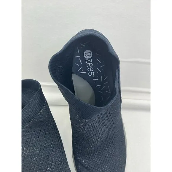 Bzees Enhance Step-In Bootie Mens-size 11 Navy Blue