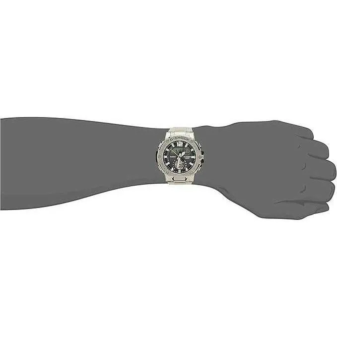 CASIO G-SHOCK G-STEEL SMARTPHONE LINKED BLUETOOTH SILVER MEN WATCH GST-B300SD-1AJF