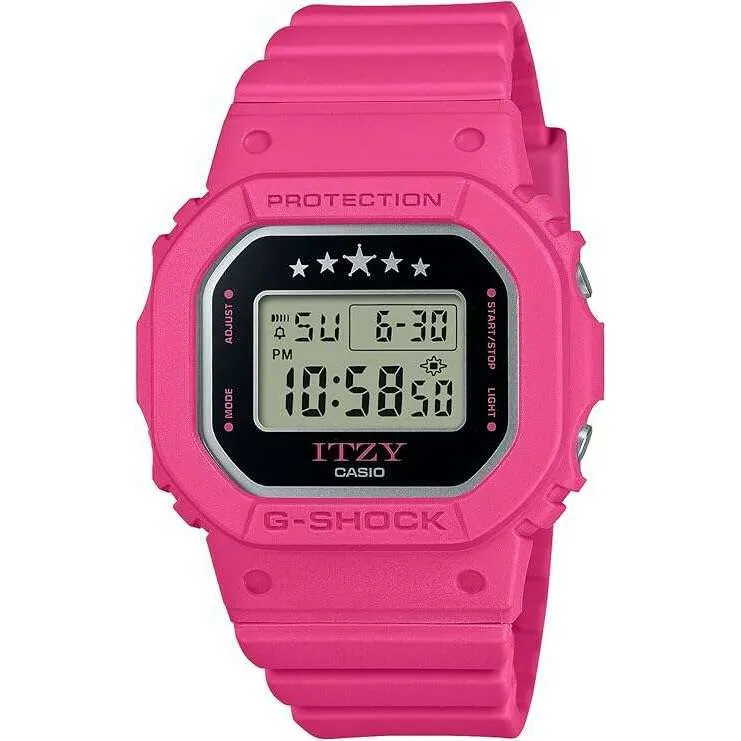CASIO G-SHOCK ITZY COLLABORATION MODEL DIGITAL FUCHSIA PINK WATCH GMD-S5610IT-4AJR