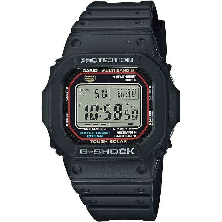 CASIO G-SHOCK SOLAR SUPER ILLUMINATOR BLACK STRAP DIGITAL DIAL MEN WATCH GW-M5610U-1JF