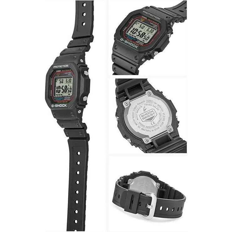 CASIO G-SHOCK SOLAR SUPER ILLUMINATOR BLACK STRAP DIGITAL DIAL MEN WATCH GW-M5610U-1JF