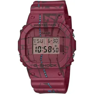 CASIO G-SHOCK TREASURE HUNT SERIES DAY-DATE DIGITAL RED MEN WATCH DW-5600SBY-4JR