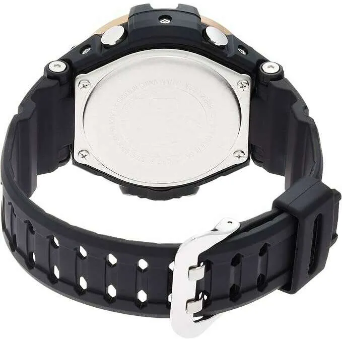 CASIO G-SHOCK VINTAGE BLACK & GOLD GRAVITY MASTER BLACK MEN WATCH GA-1100RG-1AJF